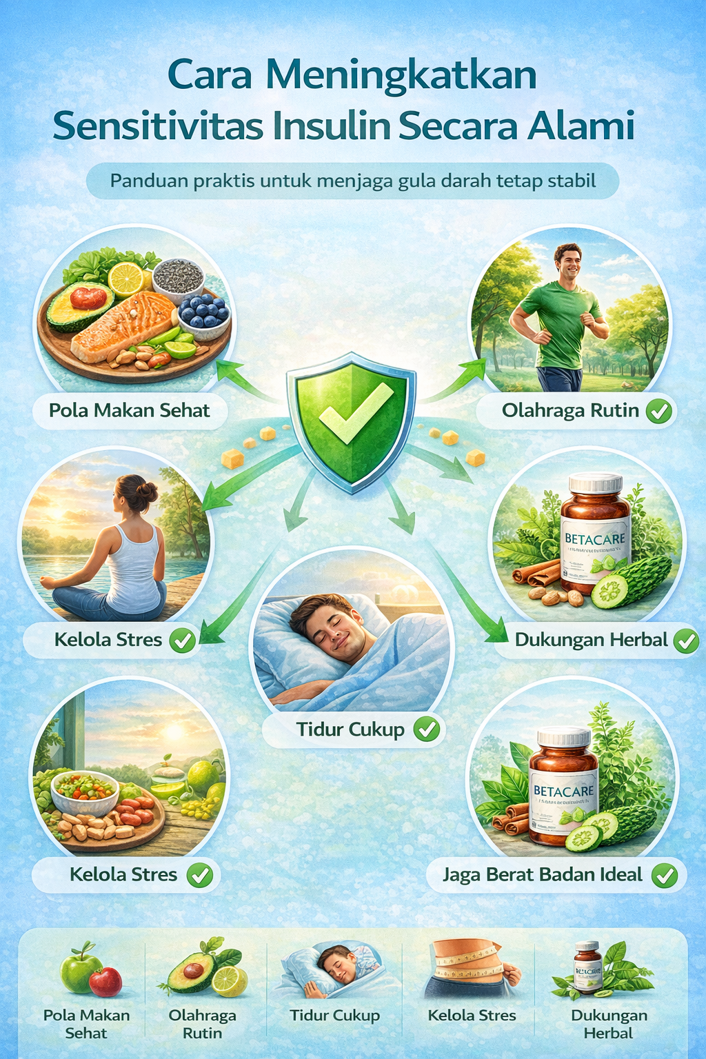 Panduan meningkatkan sensitivitas insulin alami
