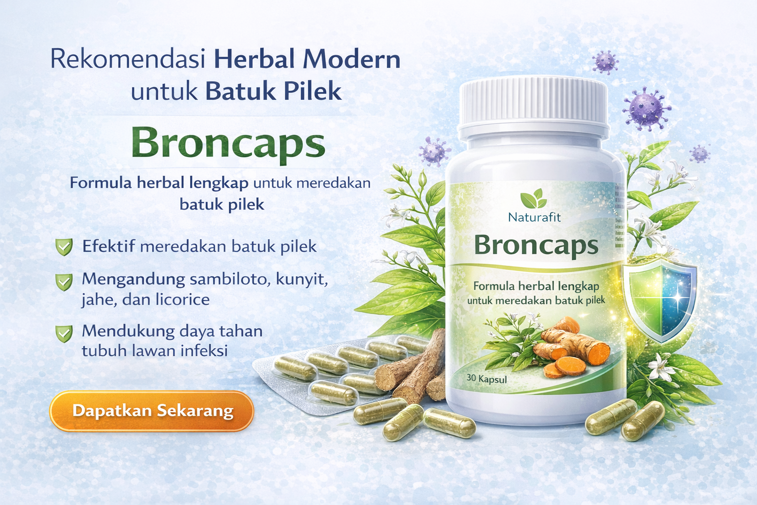 Rekomendasi herbal untuk batuk pilek