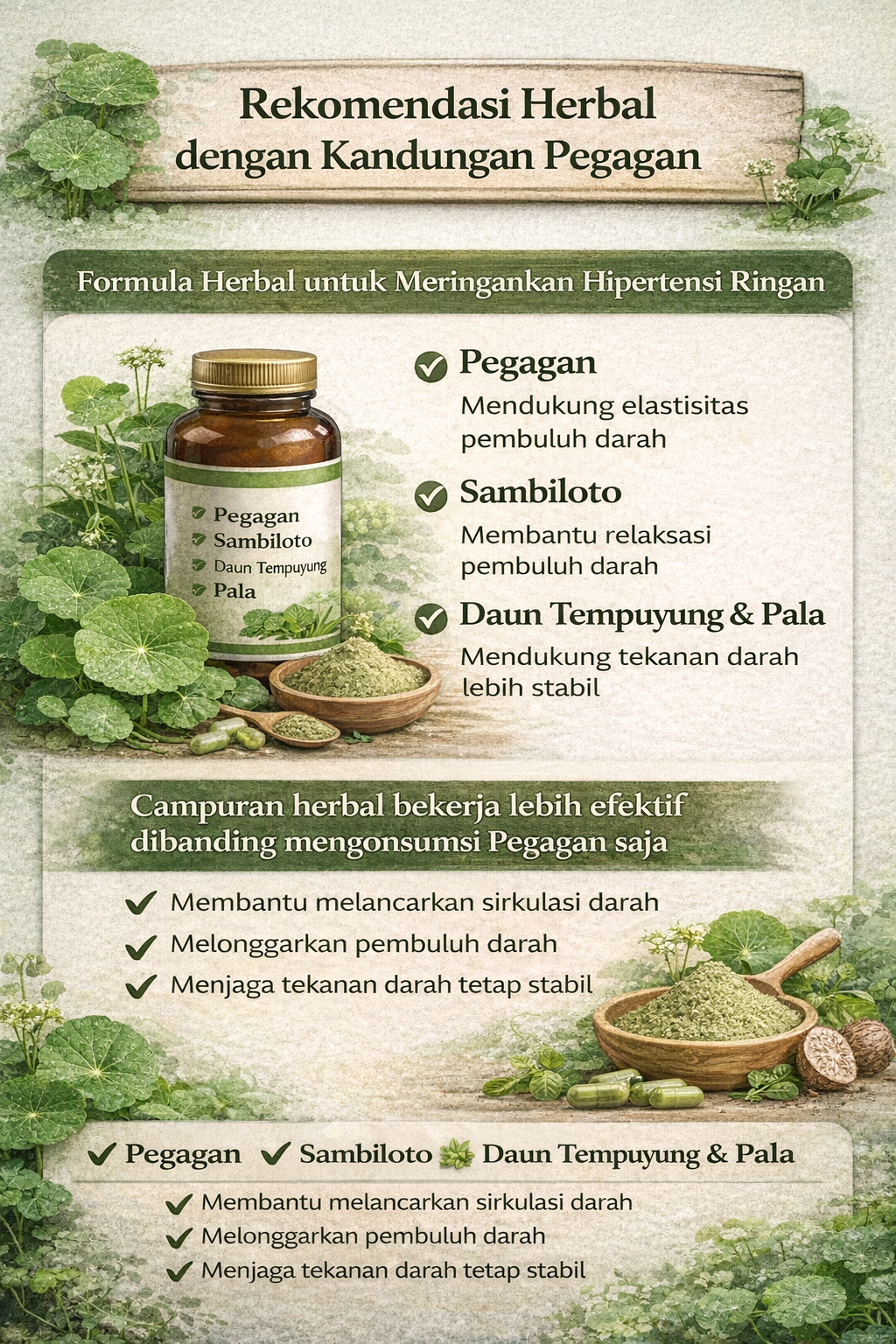 Rekomendasi herbal untuk hipertensi ringan