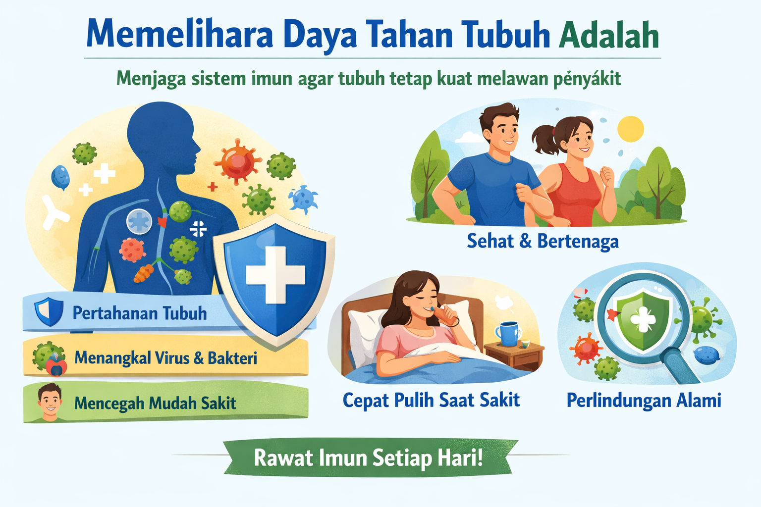 memelihara daya tahan tubuh