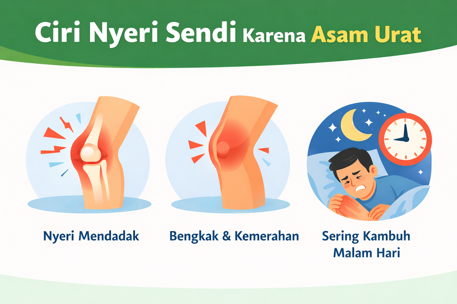 nyerisendi akibat asam urat