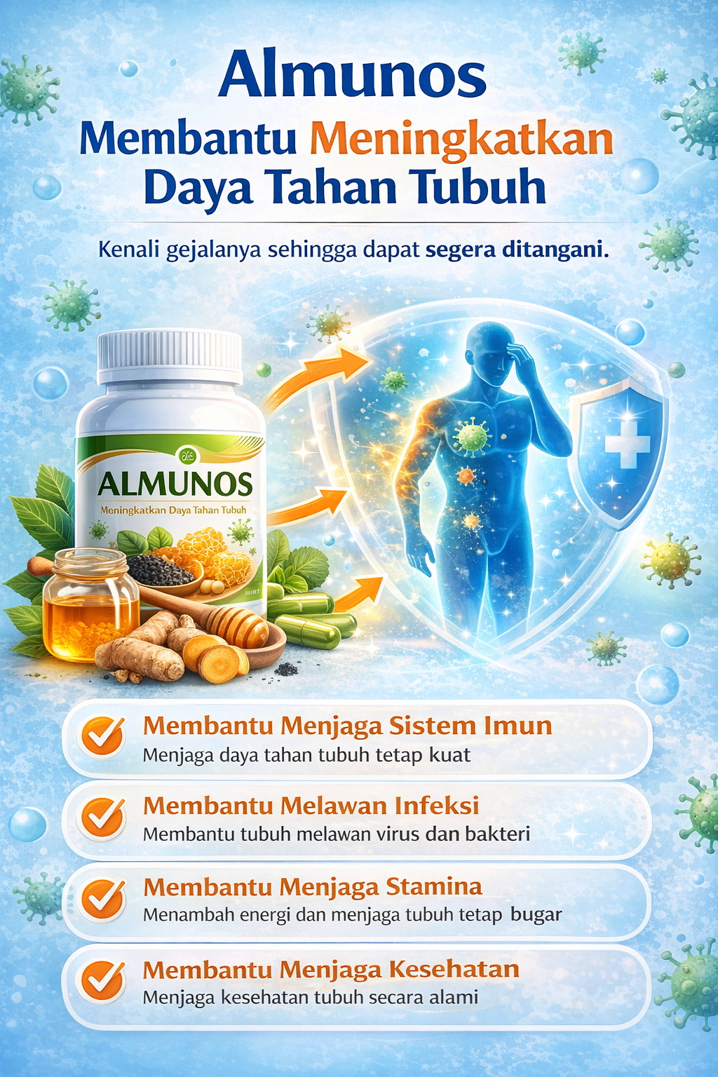 Almunos Membantu Meningkatkan Daya Tahan Tubuh