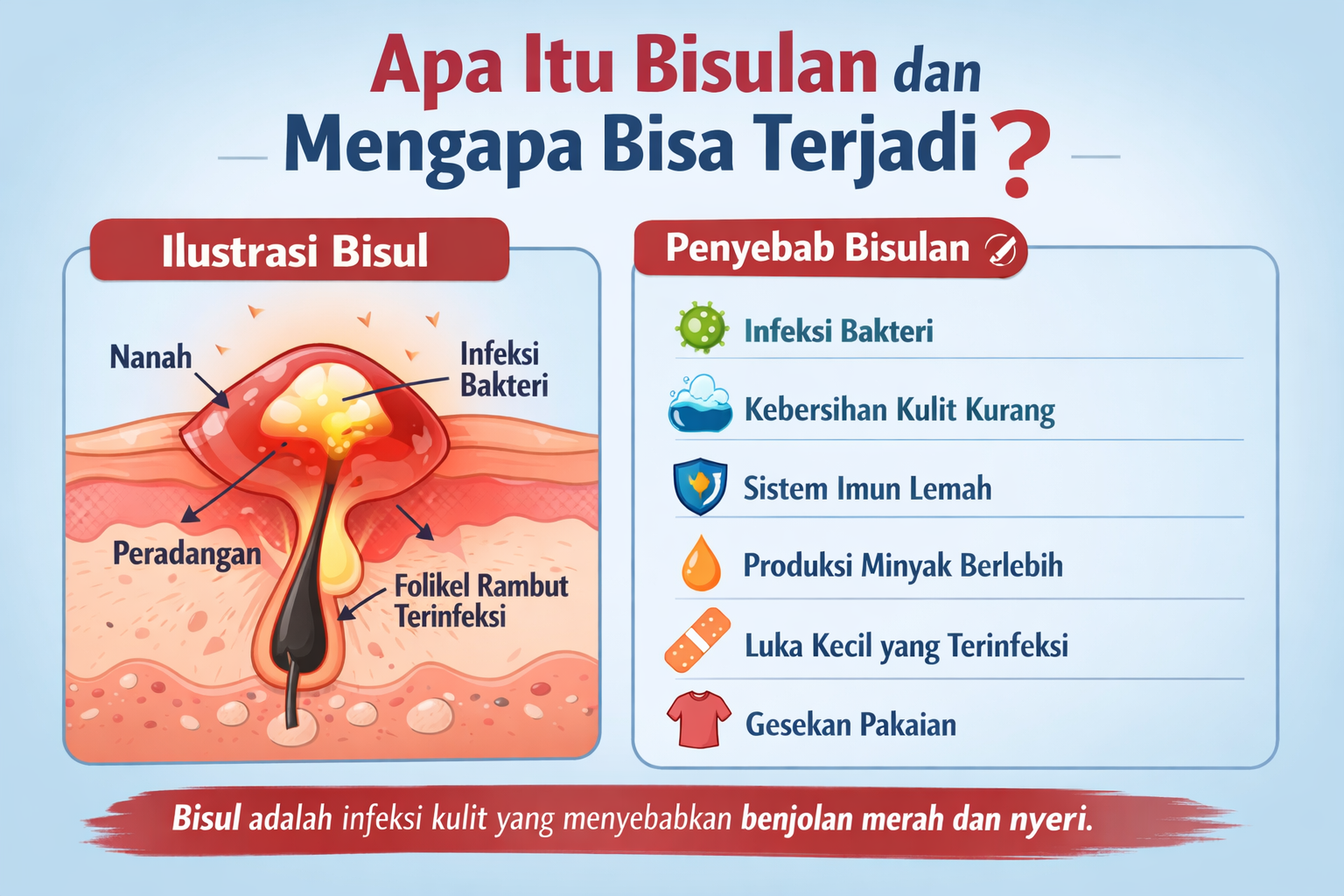 Apa Itu Bisulan dan Mengapa Bisa Terjadi