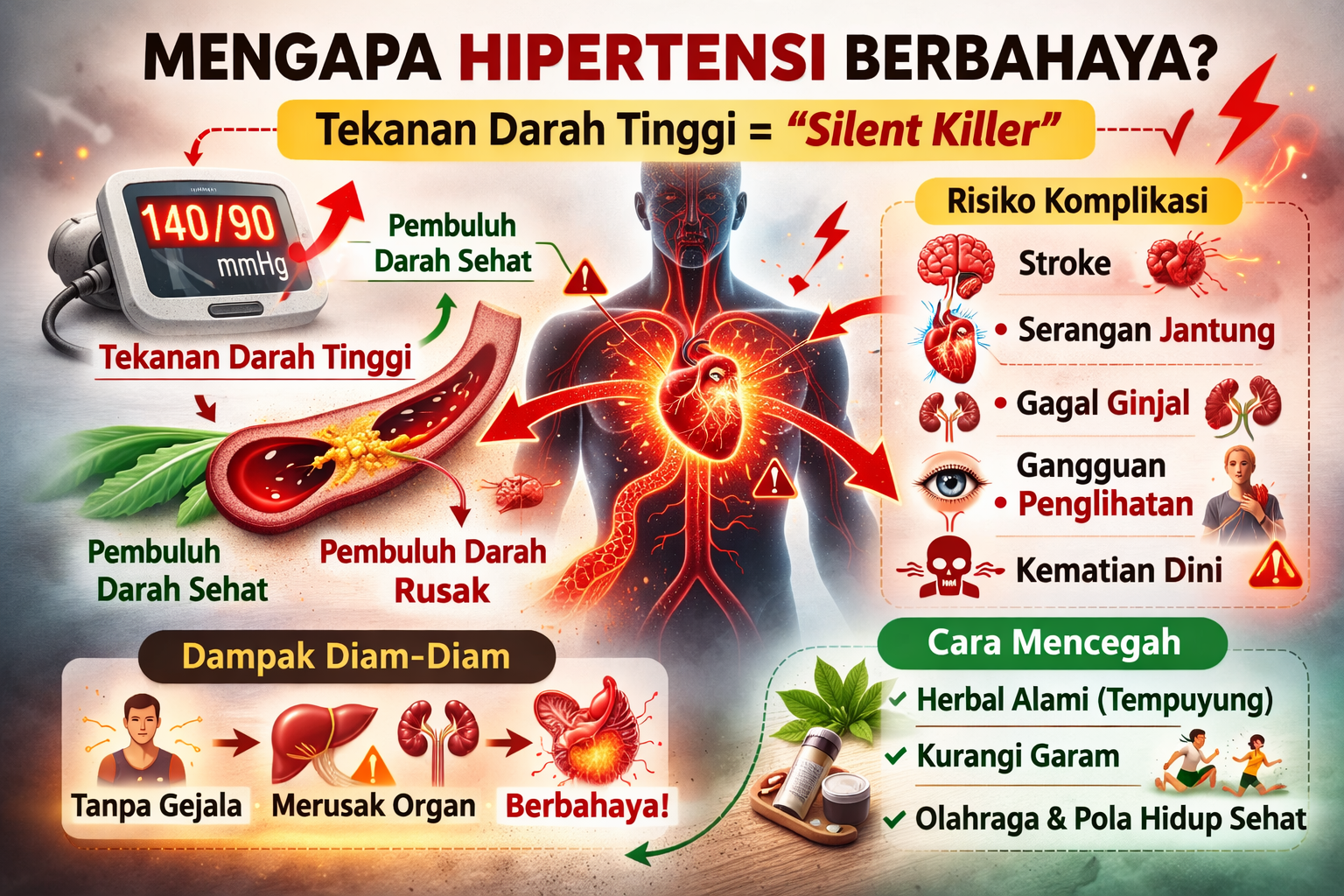 Bahaya Hipertensi dan Pencegahannya