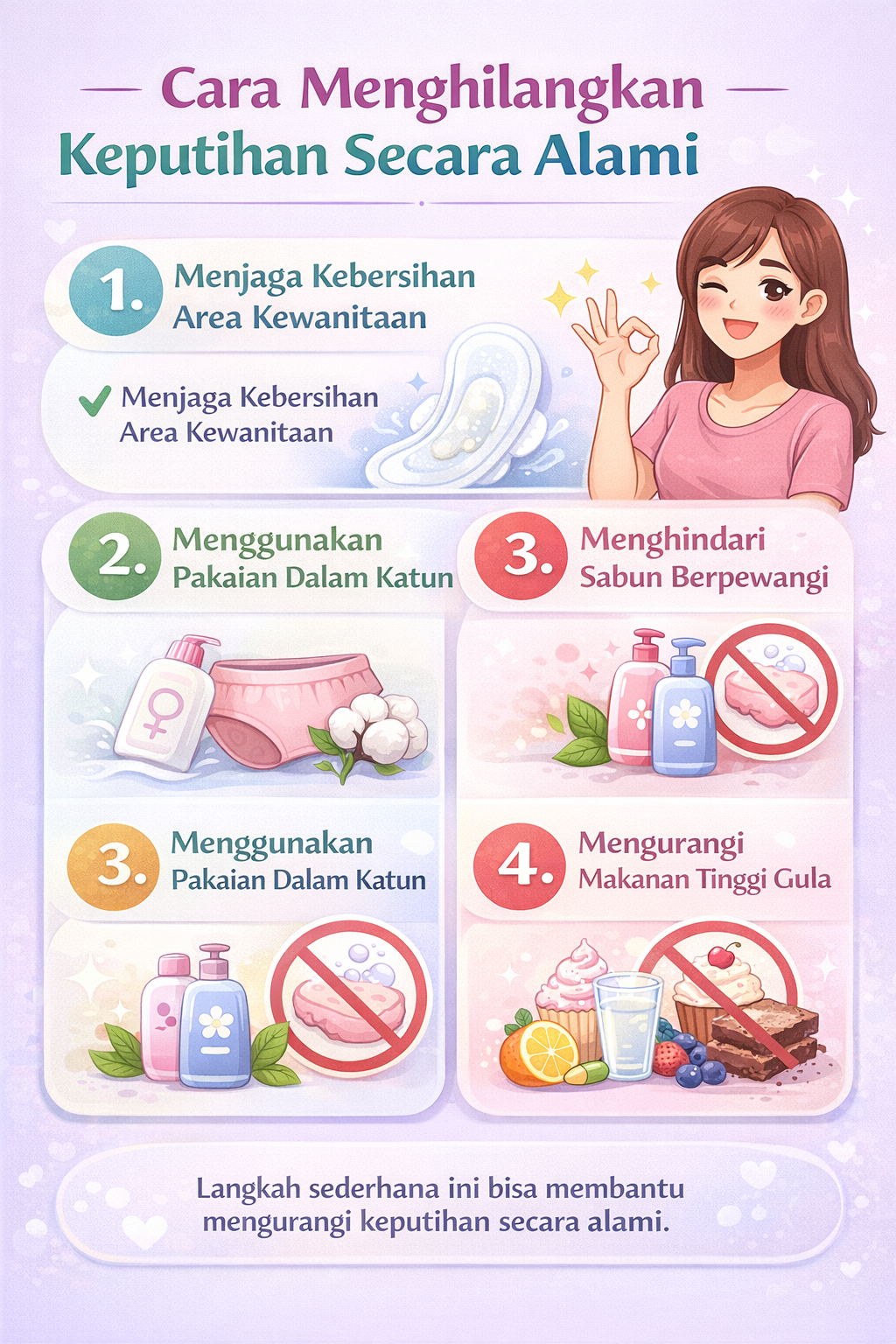 Cara Menghilangkan Keputihan Secara Alami