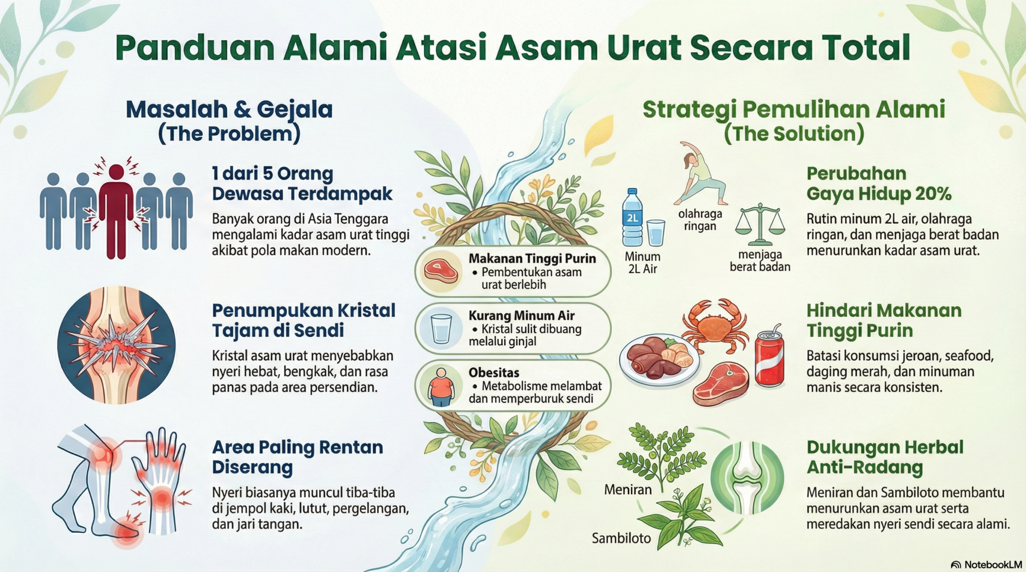 Cara Menyembuhkan Asam Urat Secara Alami & Cepat Terbukti Ampuh
