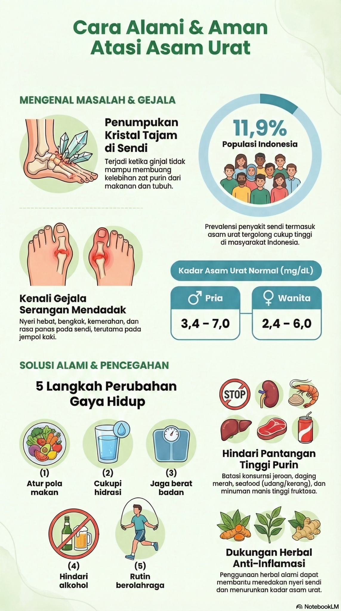 Cara Menyembuhkan Asam Urat Secara Alami dan Aman