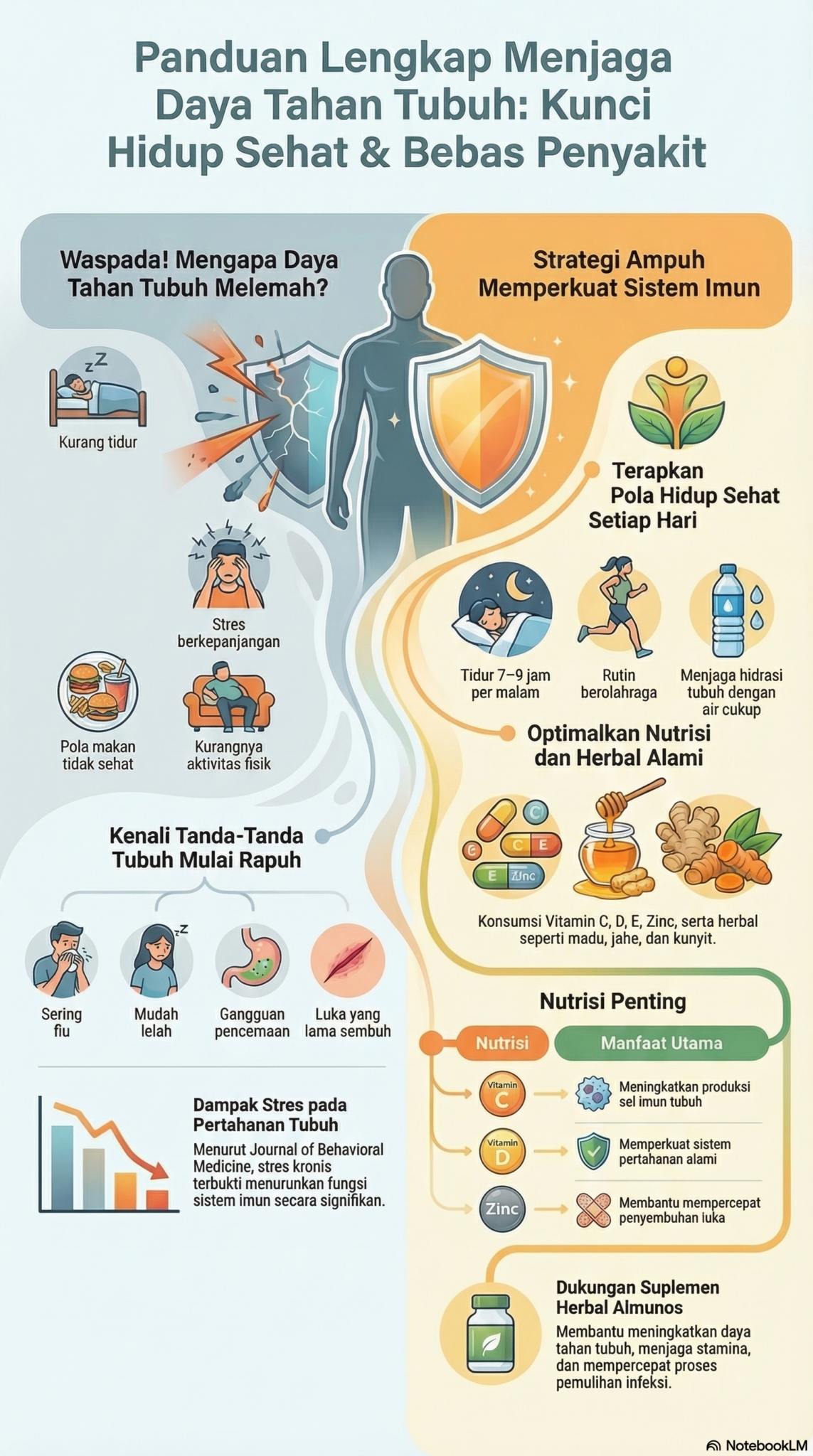 Daya Tahan Tubuh Pengertian, Penyebab Lemah, dan Cara Meningkatkannya