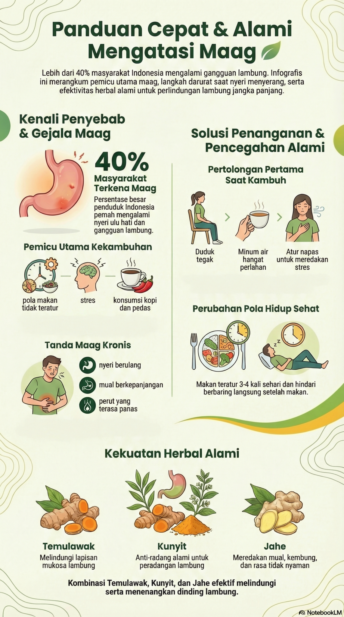 Mengatasi Maag Secara Alami dan Cepat Tanpa Obat Kimia