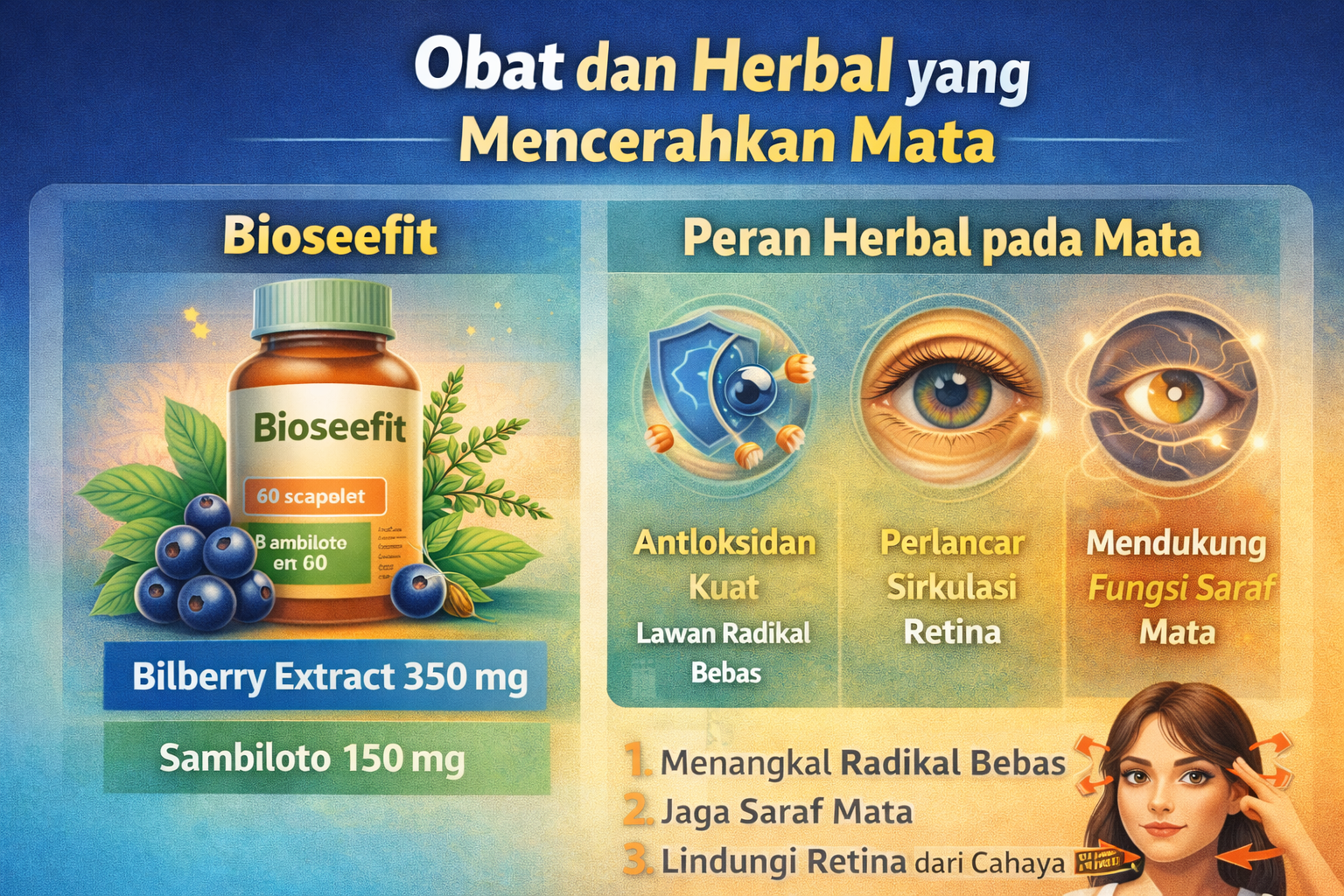 Obat dan Herbal yang Mencerahkan Mata