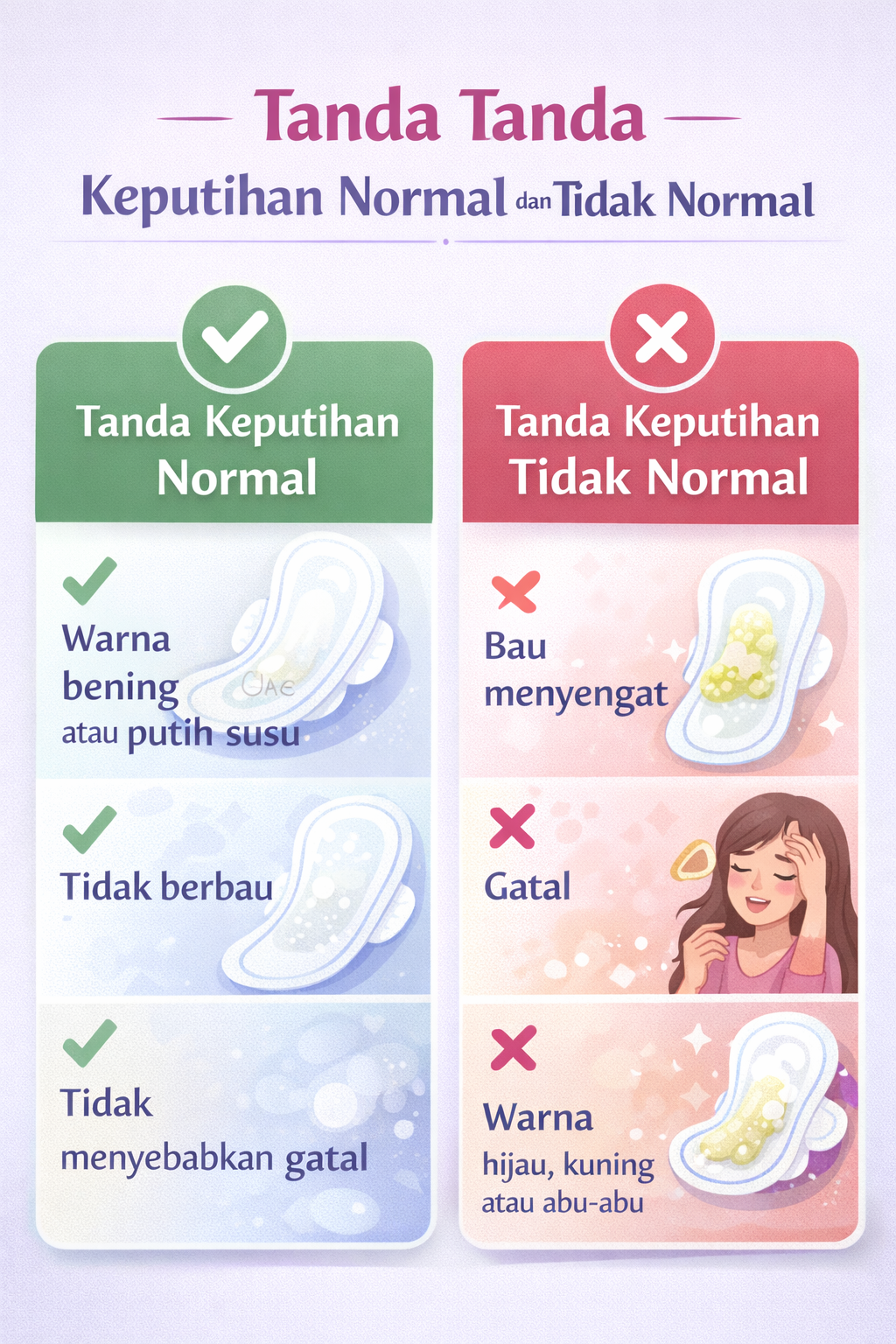 Tanda Tanda Keputihan Normal dan Tidak Normal