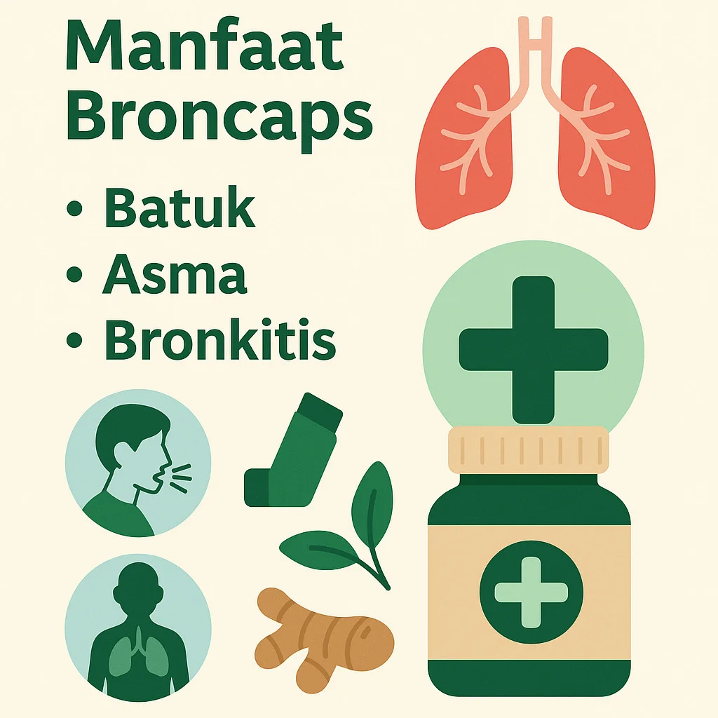 Infografis; manfaat broncaps