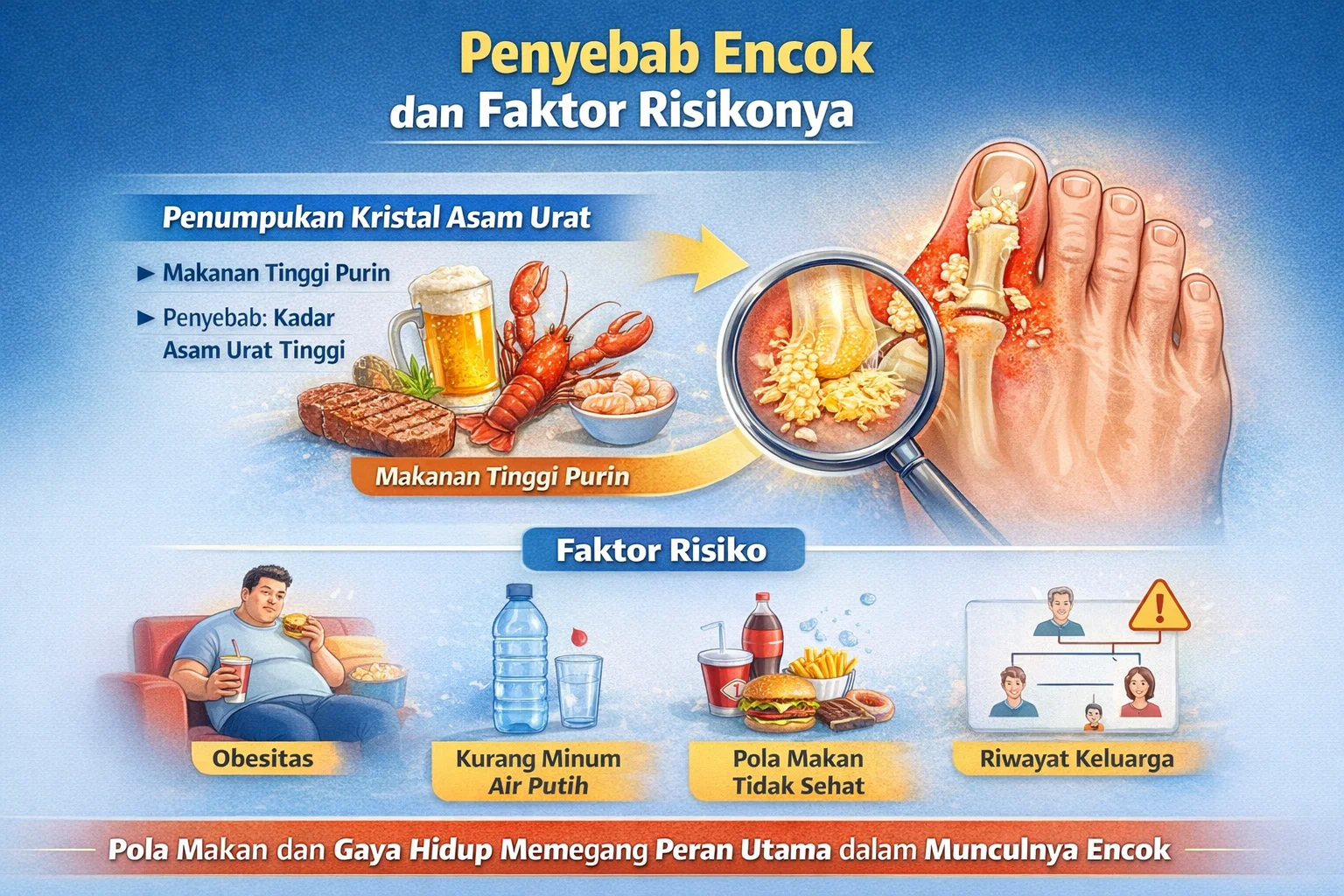 Penyebab dan Faktor Risiko Encok